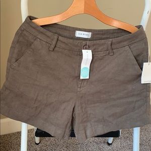 Olive Ryan Linen Shorts NWT Sz 8